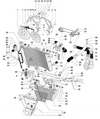 bike spare parts list